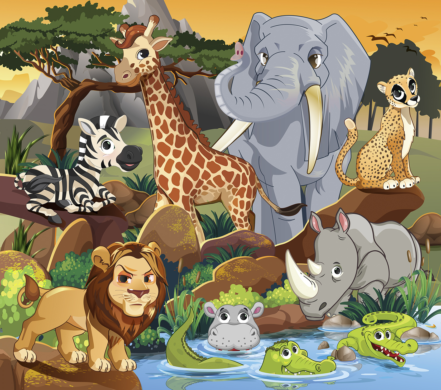 100 Piece Themed Puzzle – Wildlife