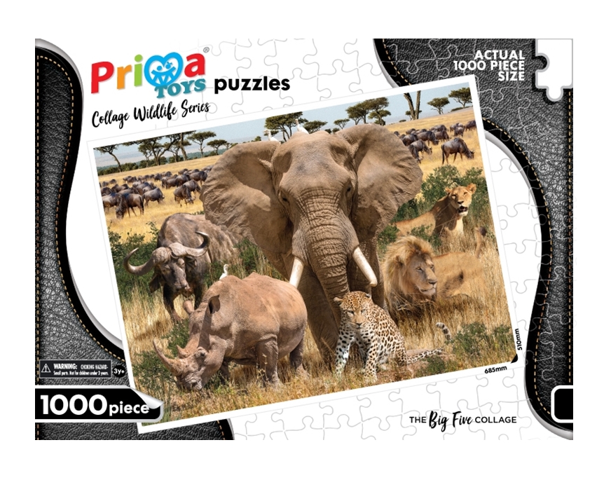 1000 Piece Wildlif Adult Puzzle – Big Five