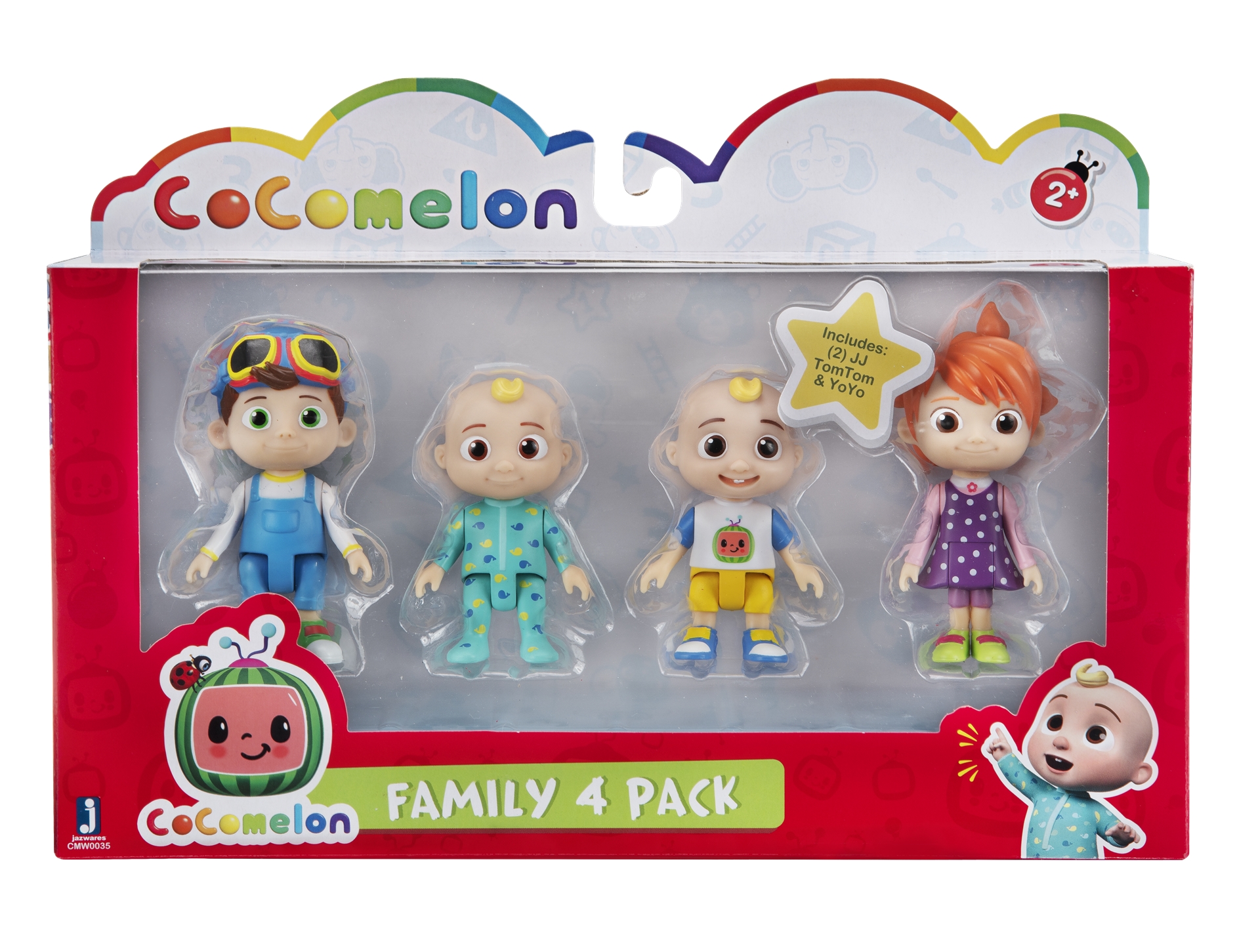 Cocomelon Family Set (4 Pack Figures) – JJ Lion