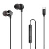 Remax 1.2m Type-C Metal Wired Earphone Black(Rm-560) Remax 1.2m Type-C Metal Wired Earphone Black(Rm-560)
