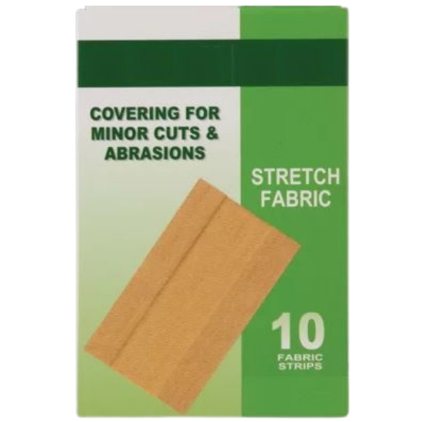 SourceDirect – Bulk Pack Of 10  Stretch Fabric Plaster Strips