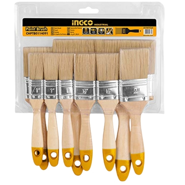 Ingco – Paint Brush Set – 9 Pieces