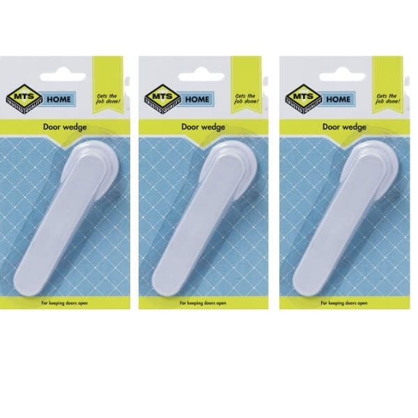 Mts – Bulk Pack Of 3 Home Door Wedge -(White)
