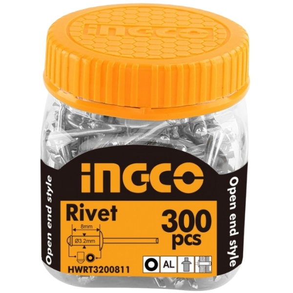 Ingco – Rivet – 300 Pieces