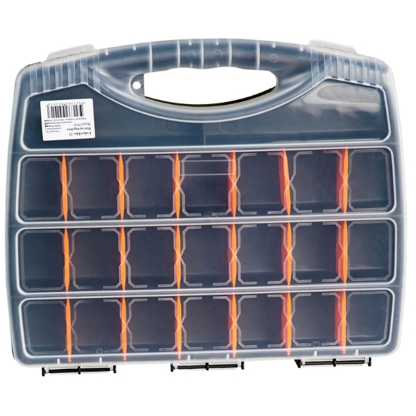 Port-Bag – Polypropylene Suitcase with 18-Removable Dividers – Black