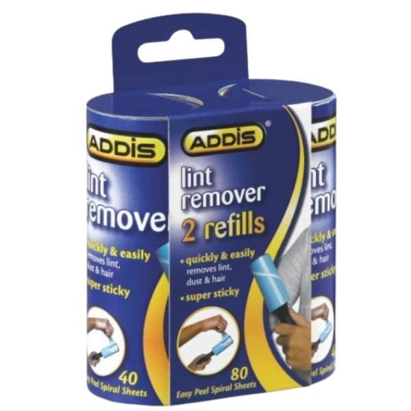 Addis – Lint Remover Refills – 40 Sheets x 2