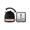 Mellerware – Kettle & Toaster Set Rose Gold – Black Mellerware – Kettle & Toaster Set Rose Gold – Black
