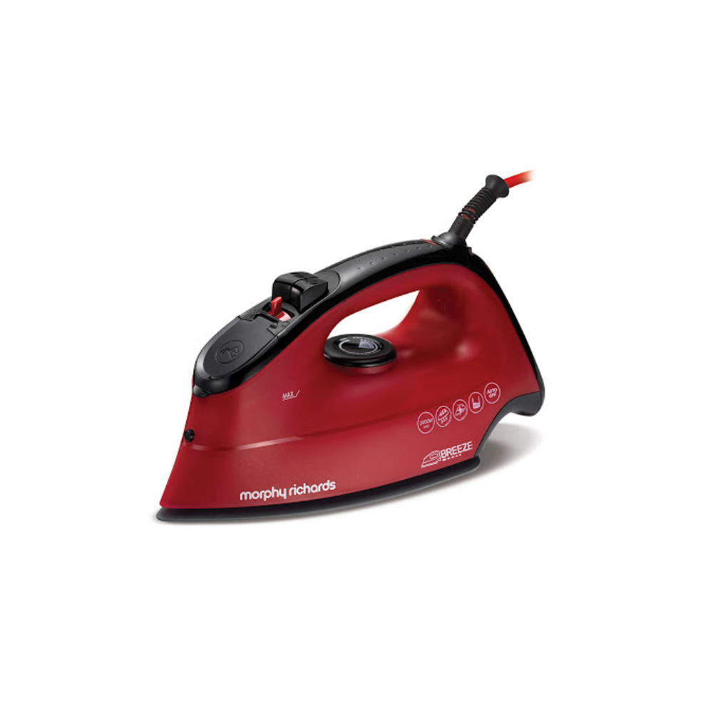 Morphy Richards 2400W Breeze Steam Iron – Ceramic Red