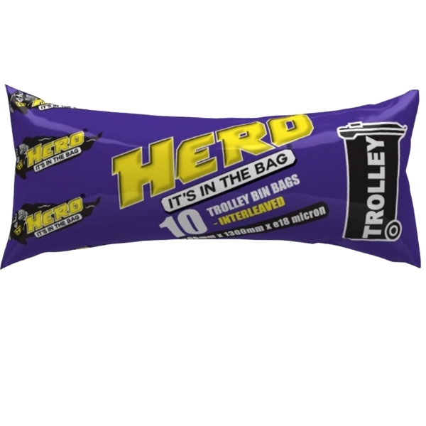 Hero -10 Trolley Bin Refuse Bags  – e18micron