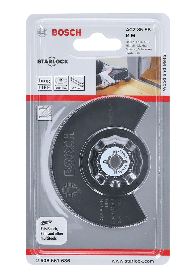 BIM Segment Blade ACZ 85 EB Wood and Metal 85 mm