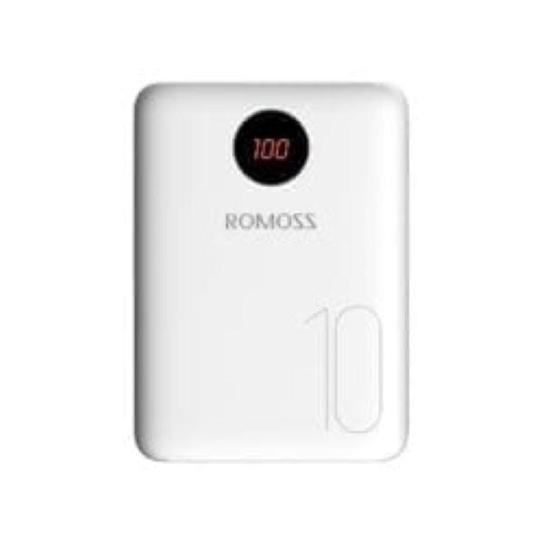 Romoss OM10 10 000mAh powerbank – white