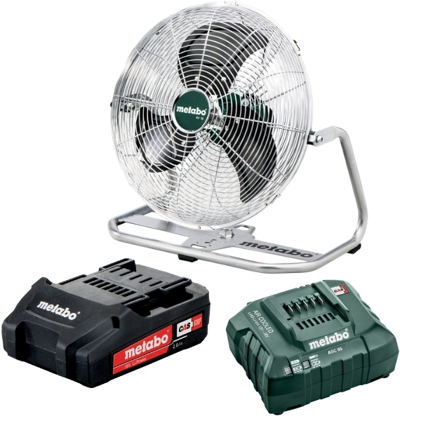 Metabo – Cordless Fan – AV 18 (606176850) – Including Battery & Charger