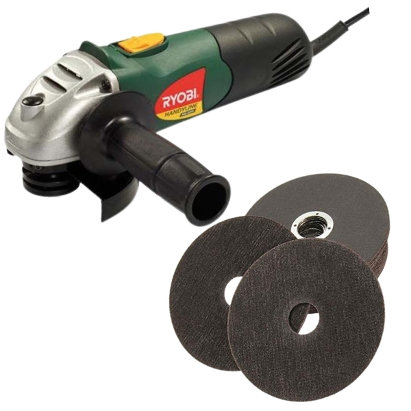 Ryobi- Angle Grinder HG650 – 650W And 5x Cutting Discs 115mm