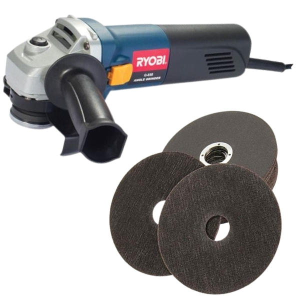 Ryobi- Angle Grinder G850 – 850W And 5x Cutting Discs 115mm