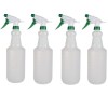 SourceDirect -Pack Of 4 Plastic Trigger Sprayer Bottle -Transparent (900ml) SourceDirect -Pack Of 4 Plastic Trigger Sprayer Bottle -Transparent (900ml)