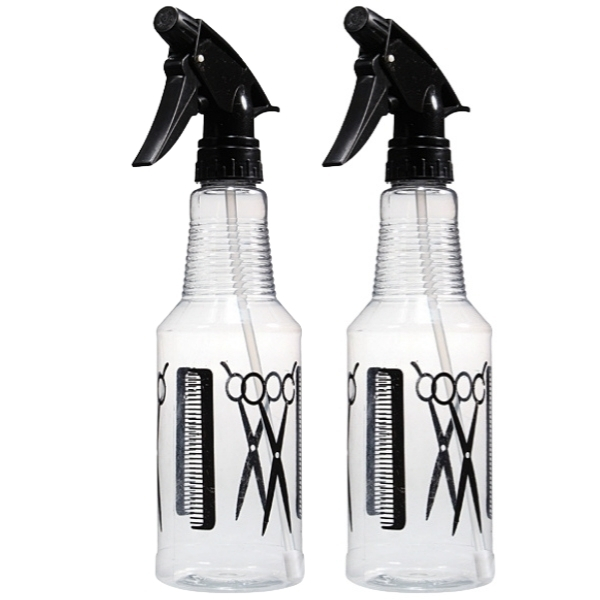 SourceDirect -Pack Of 2 Plastic Hairdressing Trigger Spray Bottle – (500ml)