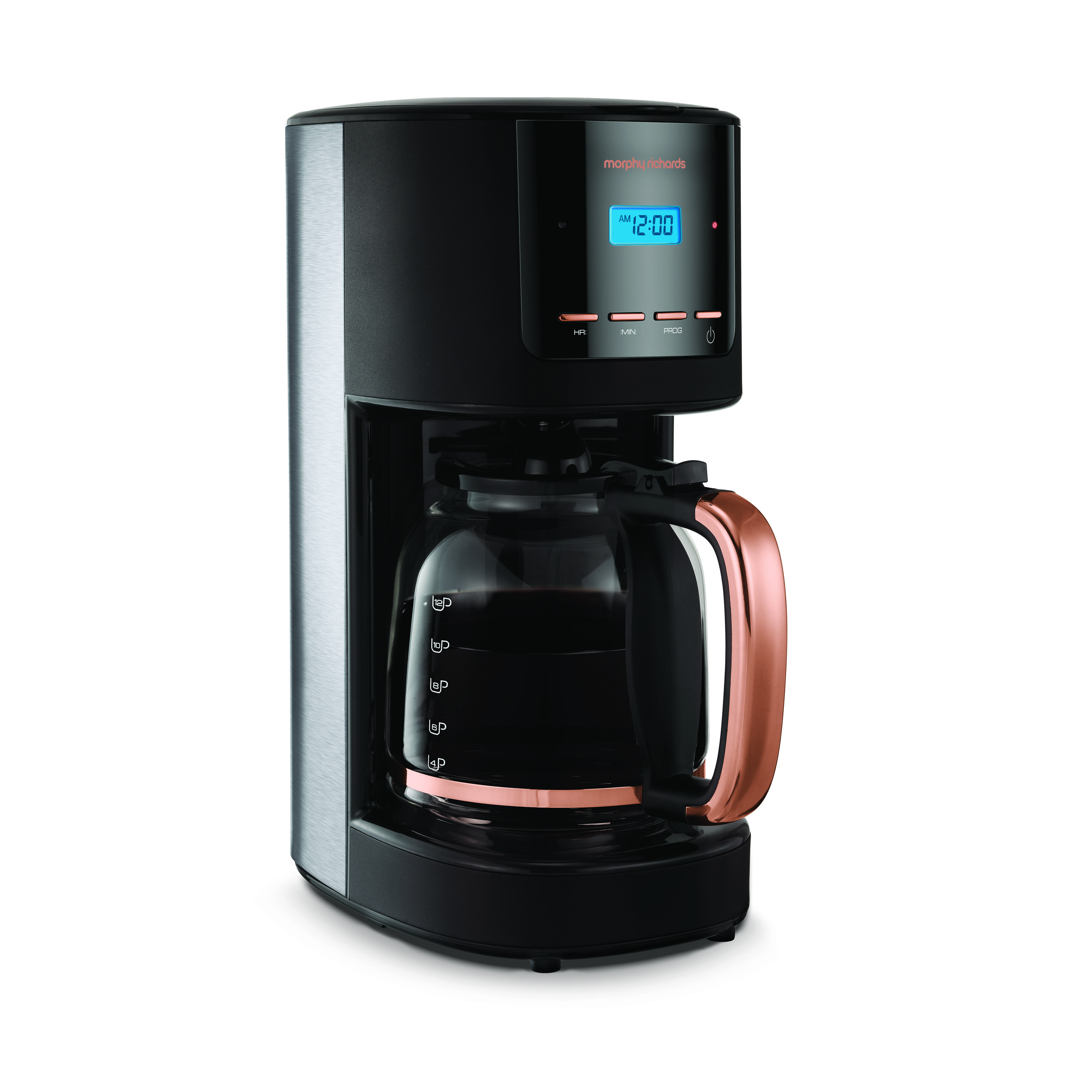 Morphy Richards Coffee Maker Digital Stainless Steel 1.8L 1000W “Rose Gold”