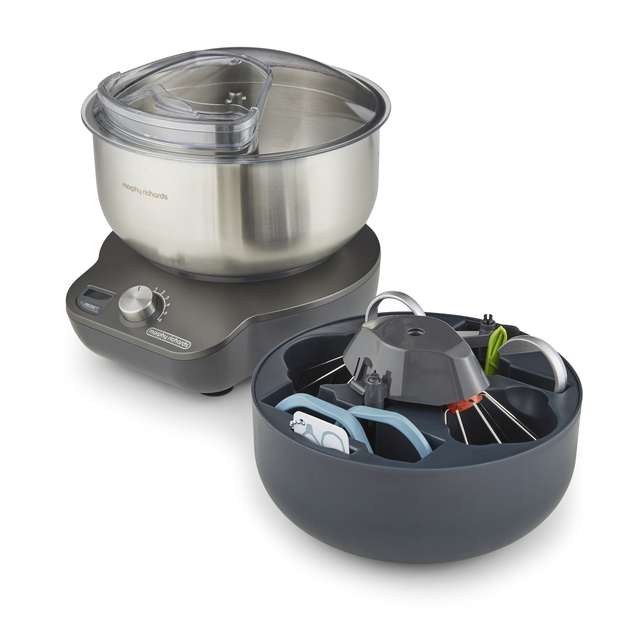 Morphy Richards Food Processor Stainless Steel Grey 5L 800W “Mixstar”