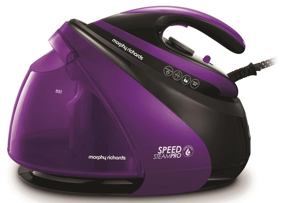 Morphy Richards Iron Steam Station Ceramic Purple 1.8L 3000W “Speed Steam”
