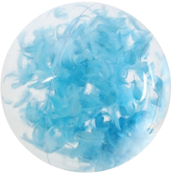 SourceDirect – Feather Beach Ball – (430mm Diameter) – Blue