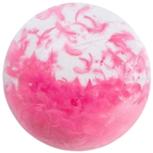 SourceDirect – Feather Beach Ball – (430mm Diameter) – Pink