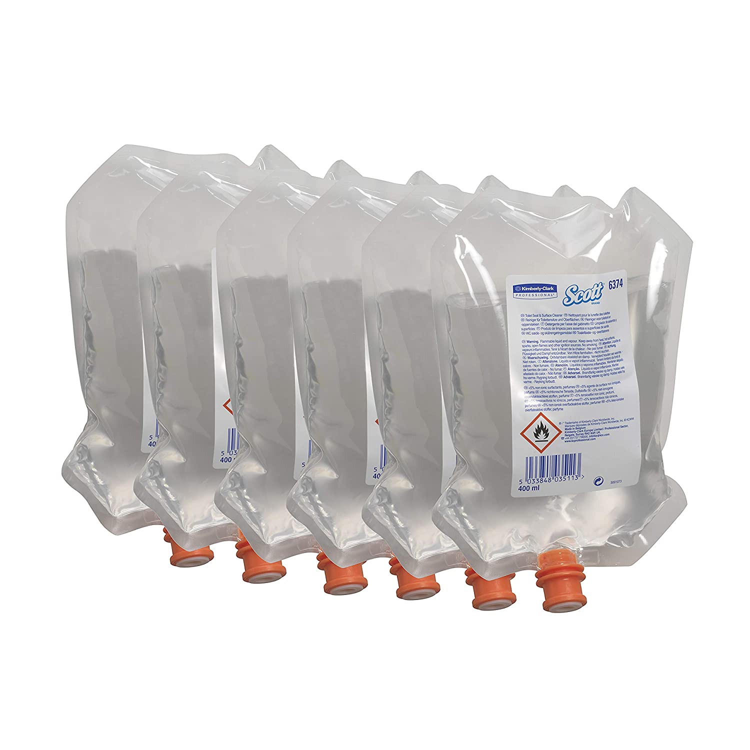 Scott – Toilet Seat and Surface Cleaner Refills – Pack of 6 x 400ml