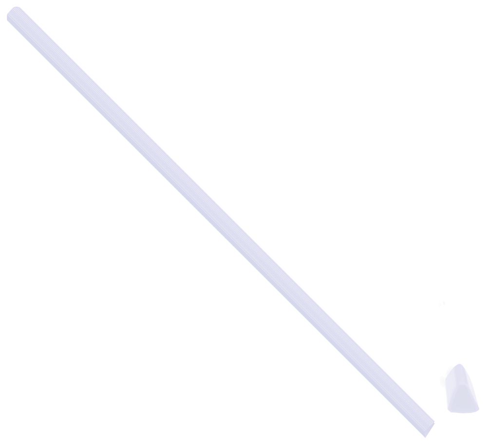 Treeline White 5mm Slide Binders- Pack of 10