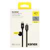 Kanex 1.2m Type-C to Lightning Durabraid Cable – Black Kanex 1.2m Type-C to Lightning Durabraid Cable – Black
