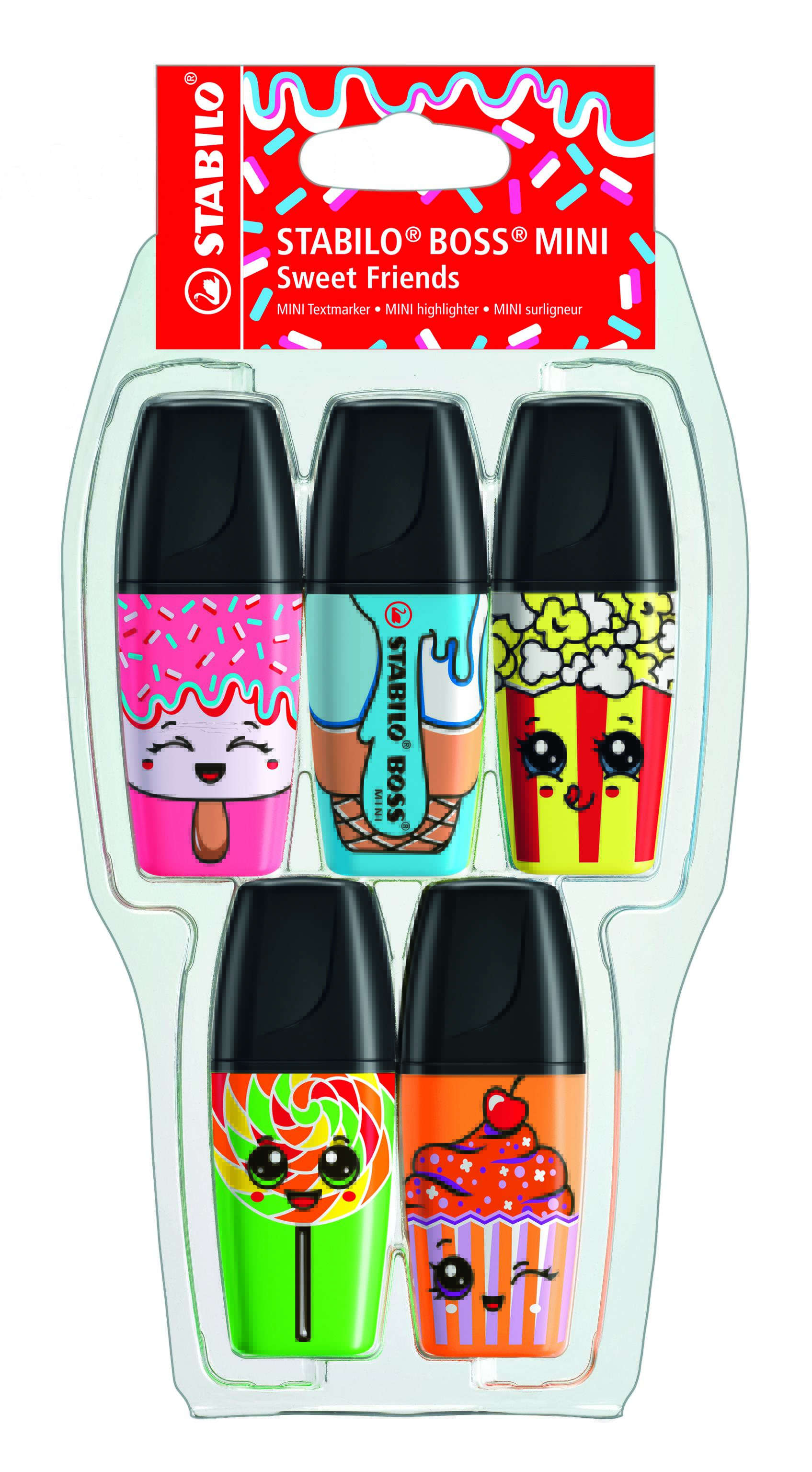STABILO BOSS Mini Sweet Friends 5’s