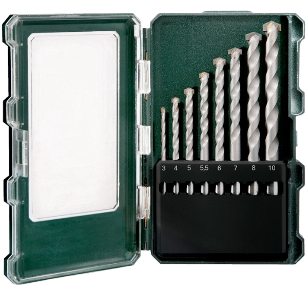 Metabo – Masonry Drill Bit Storage Case SP – 8 Piece (626706000)
