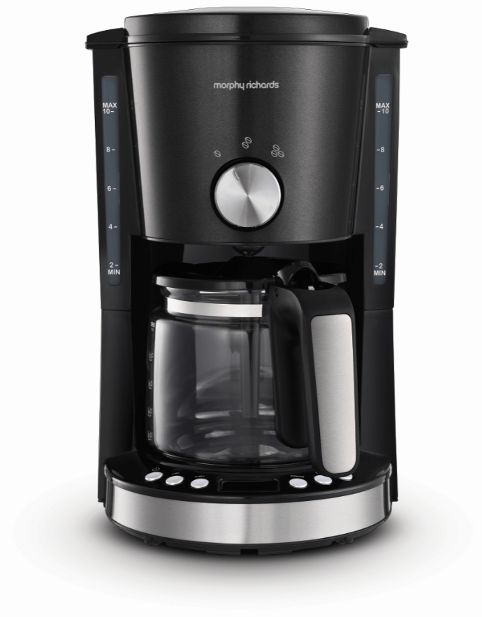 Morphy Richards Coffee Maker Drip Filter Digital Black 1.2L 1000W “Evoke”