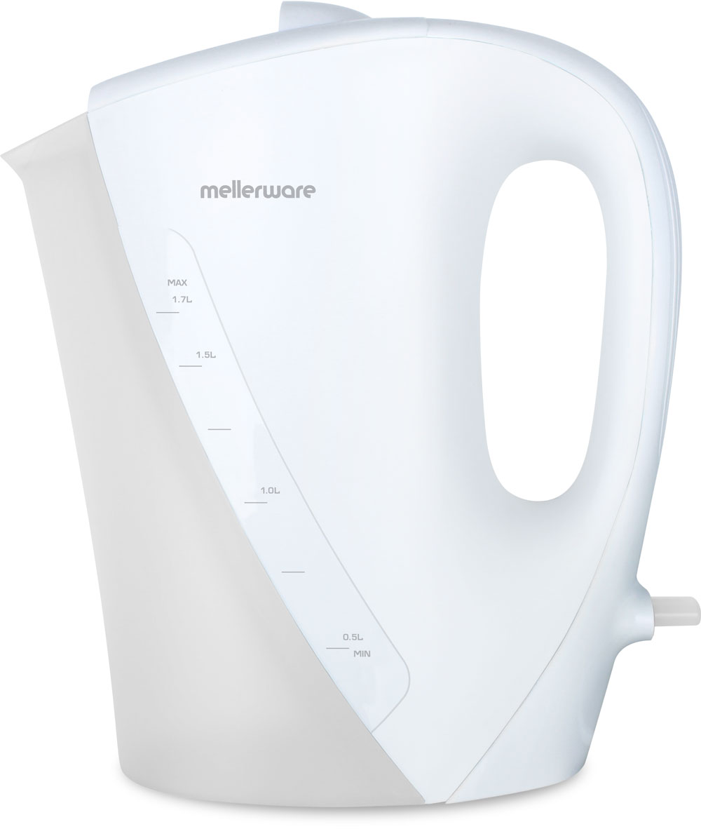 Mellerware Kettle Corded Plastic White 1.7L 2200W “Zambezi”