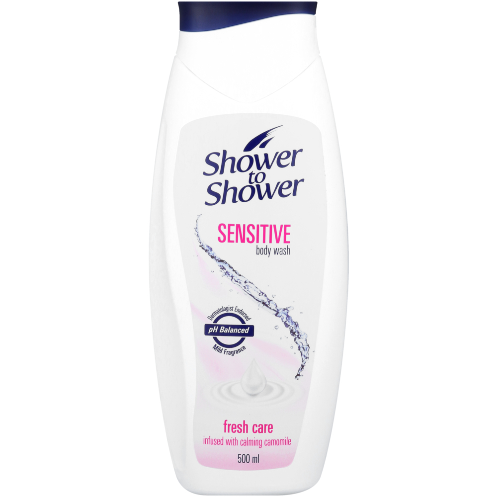 Shower to Shower Bodywash 500ml Sensitive