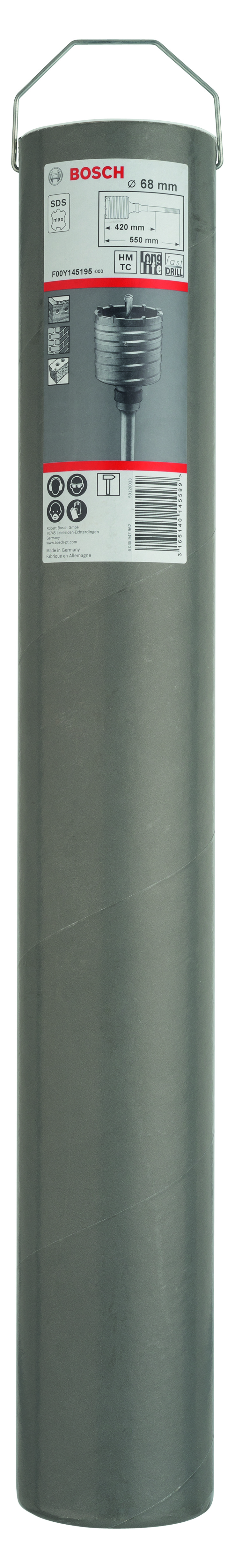 SDS max-9 core cutter 68 x 80 x 420 mm