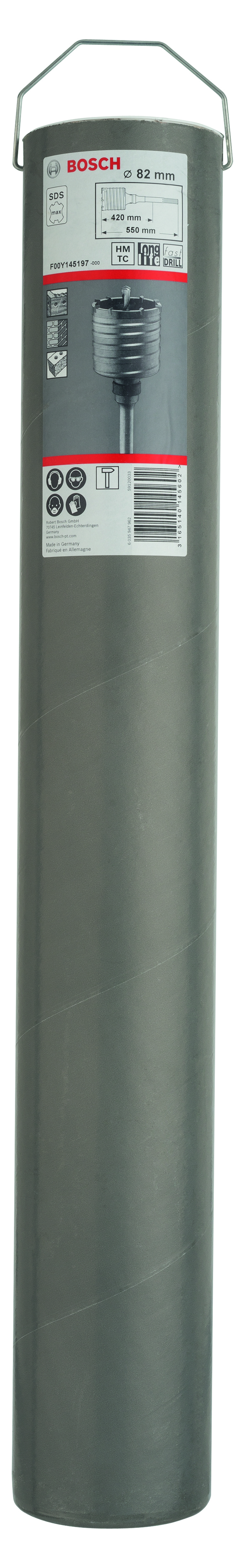 SDS max-9 core cutter 82 x 80 x 420 mm