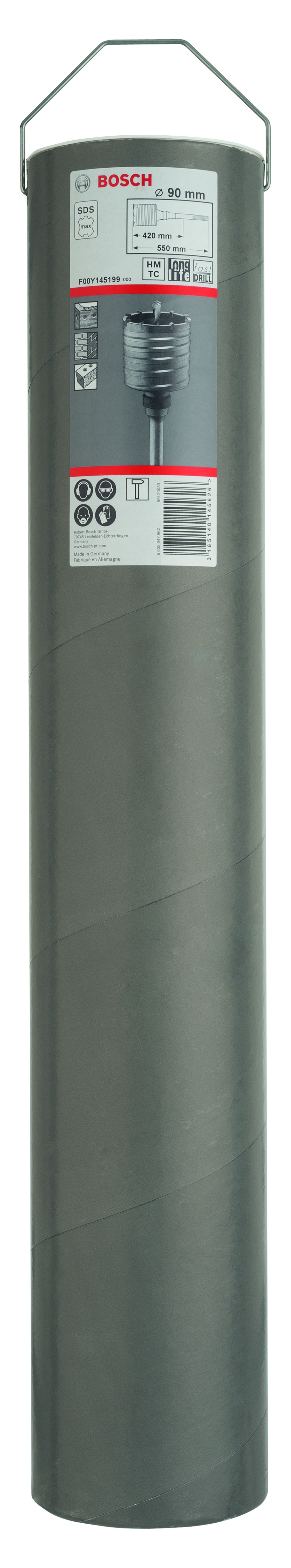 SDS max-9 core cutter 90 x 80 x 420 mm