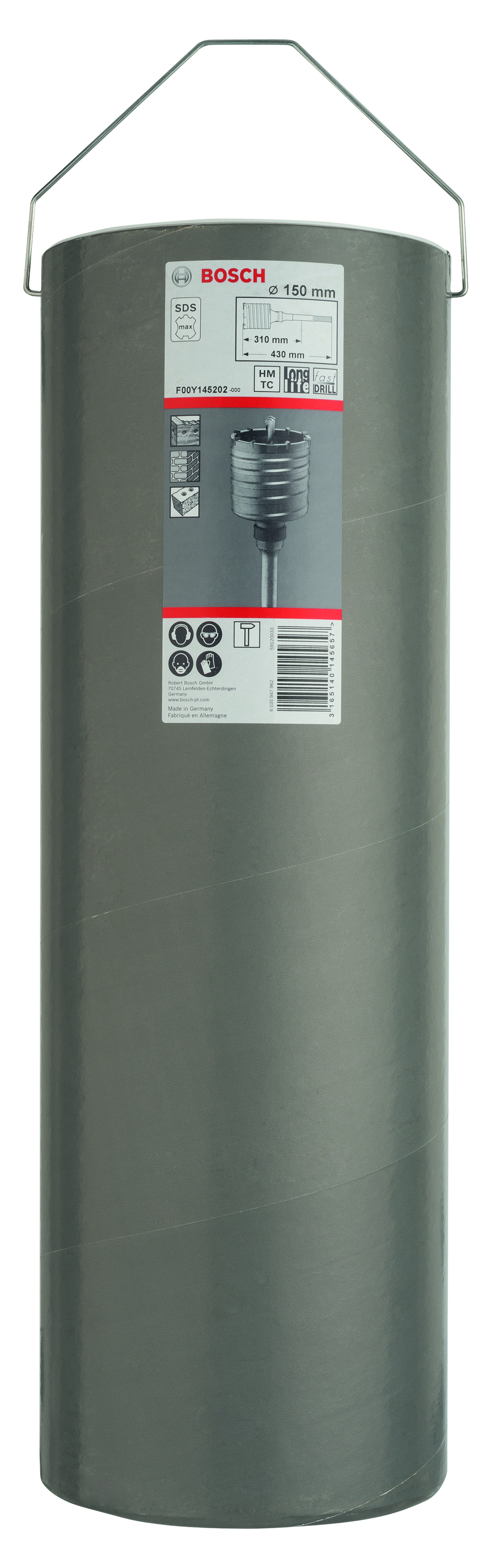 SDS max-9 core cutter 150 x 80 x 300 mm