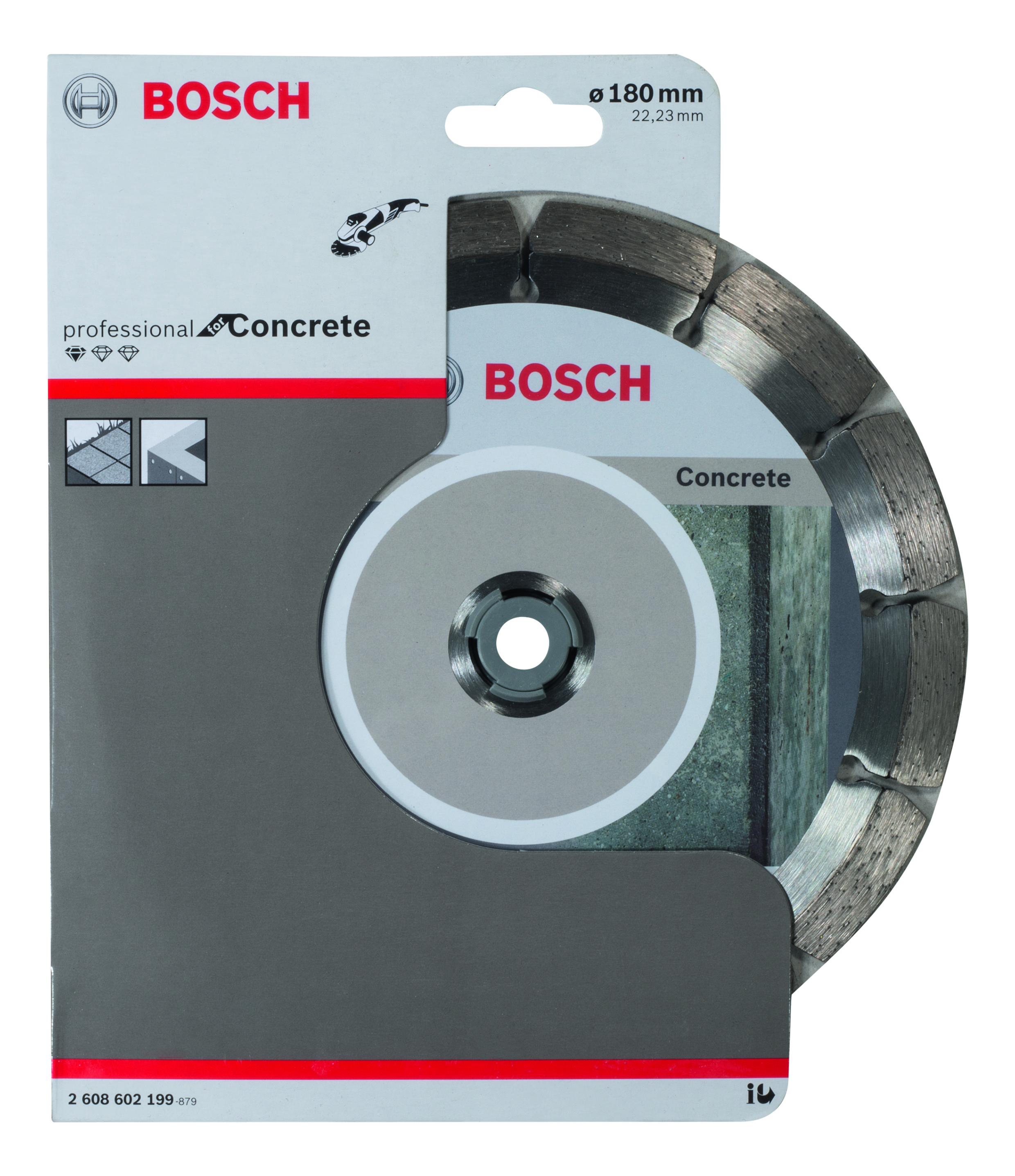 Standard for Concrete diamond cutting disc 180 x 22,23 x 2 x 10 mm