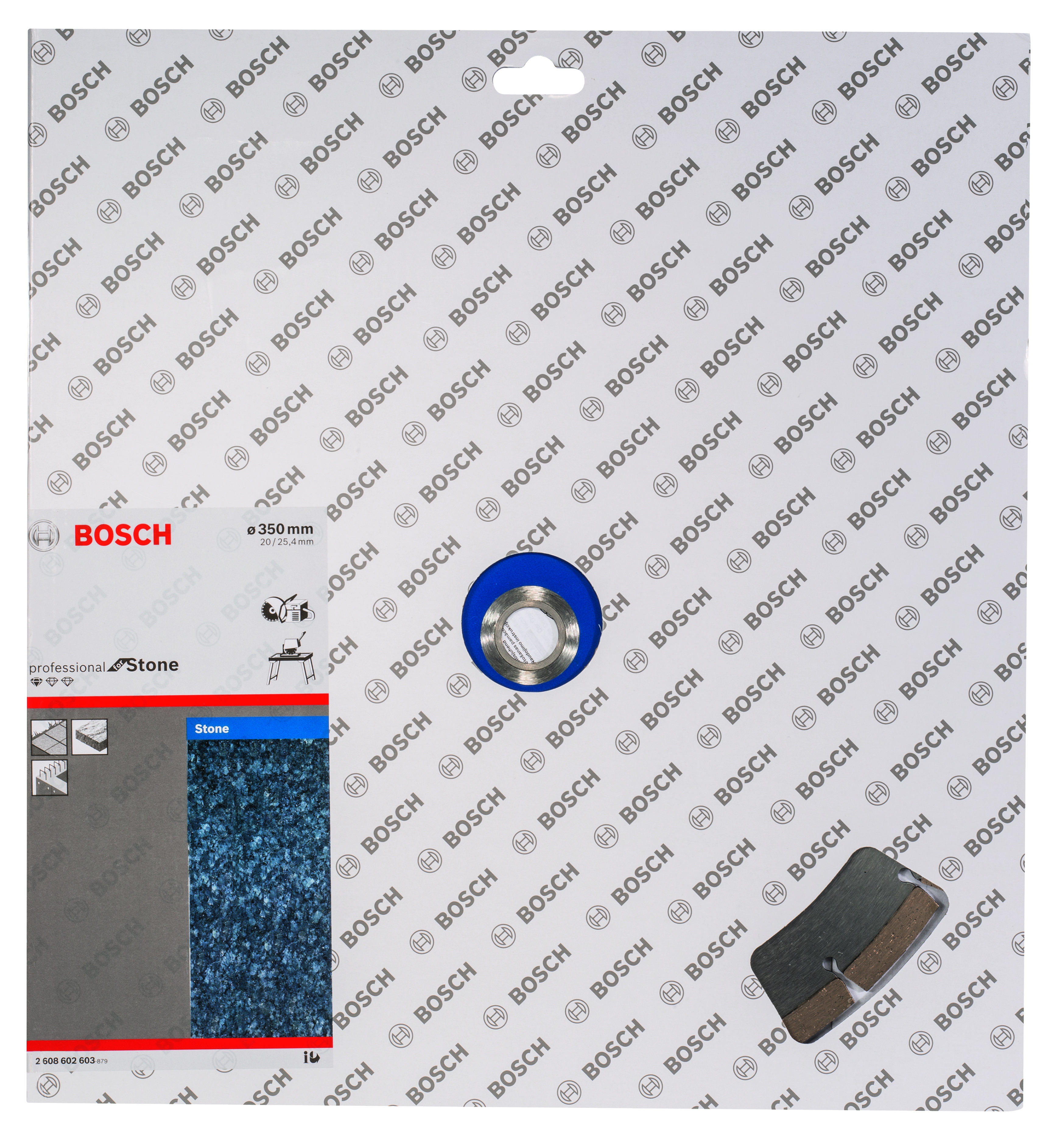 Standard for Stone diamond cutting disc 350 x 20/25,40 x 3,1 x 10 mm