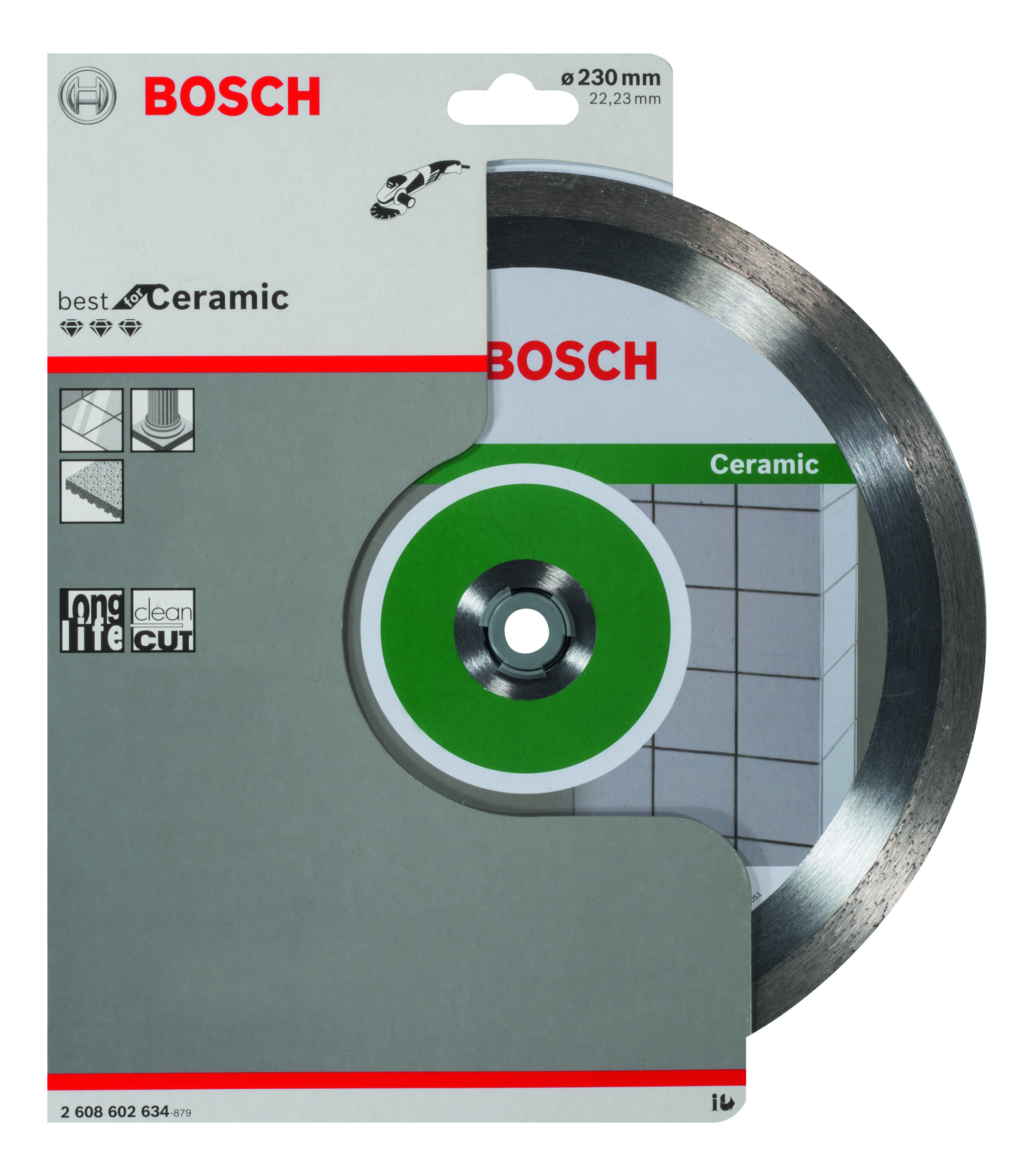 Diamond cutting disc Best for Ceramic 230 x 22,23 x 2,4 x 10 mm