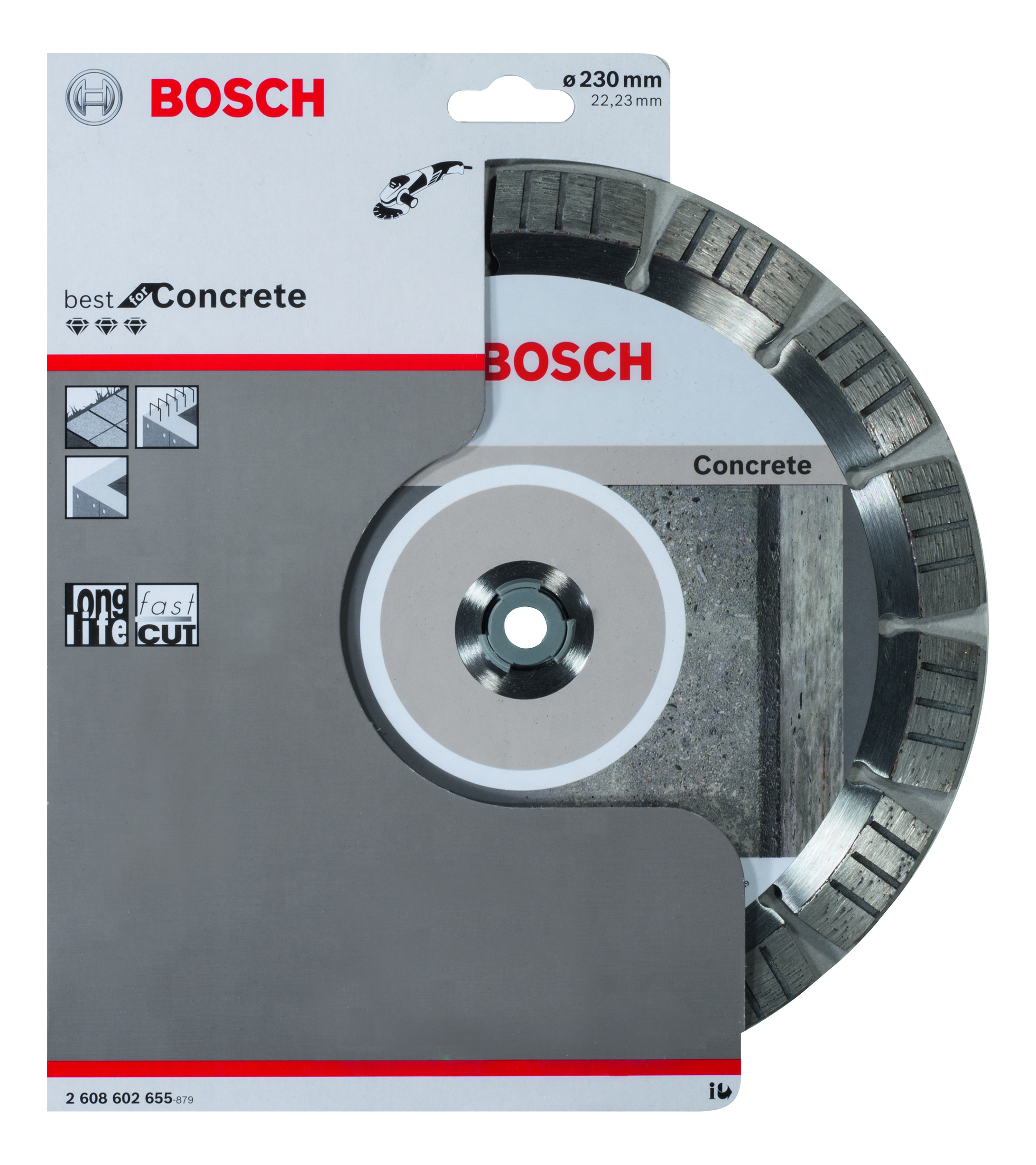 Diamond cutting disc Best for Concrete 230 x 22,23 x 2,4 x 15 mm