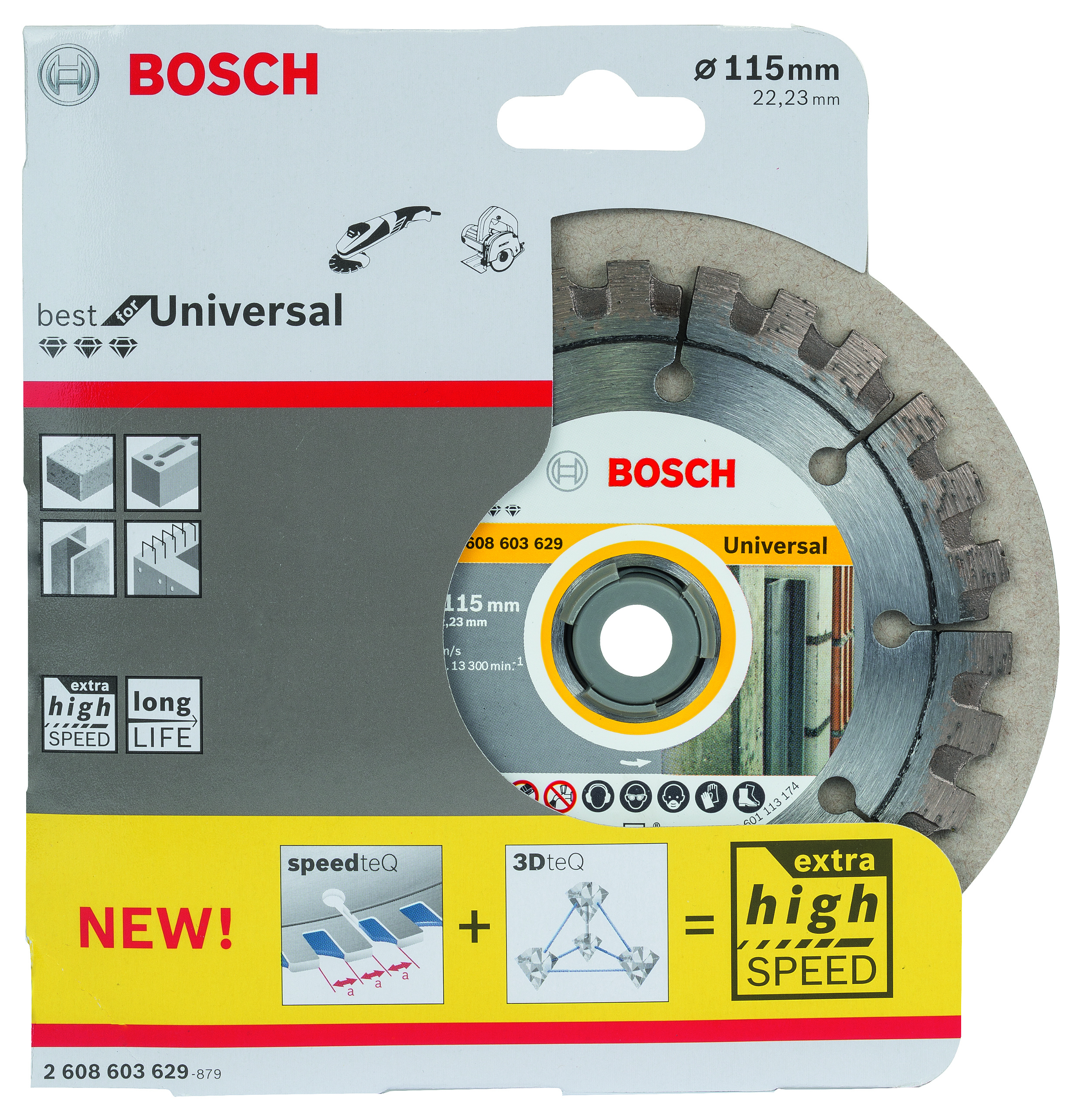 Diamond cutting disc Best for Universal 115 x 22,23 x 2,2 x 12 mm