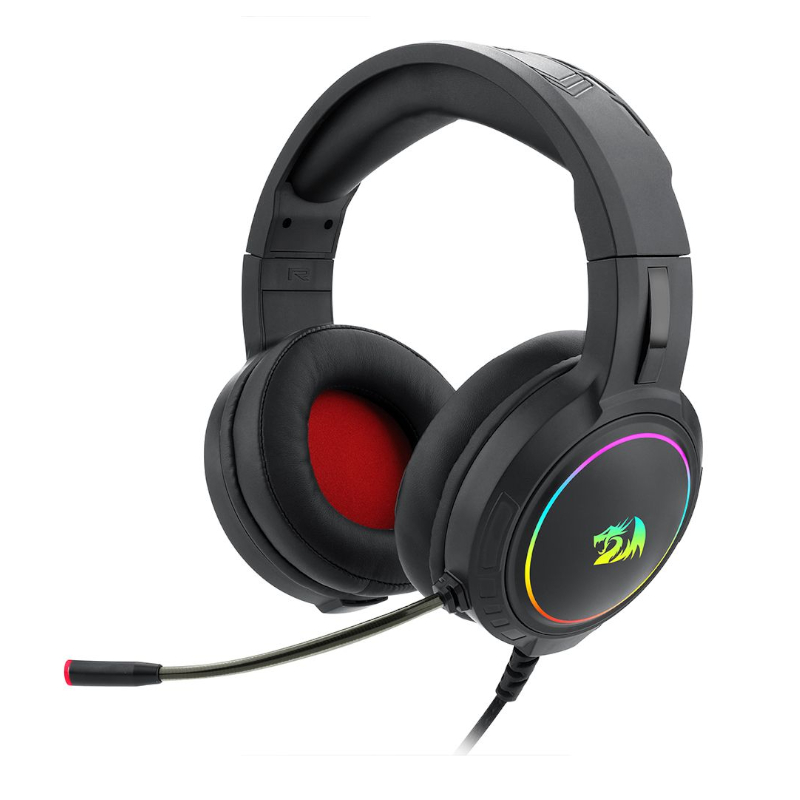 Redragon MENTO Over-Ear RGB Wired Gaming Headset USB & 3.5mm