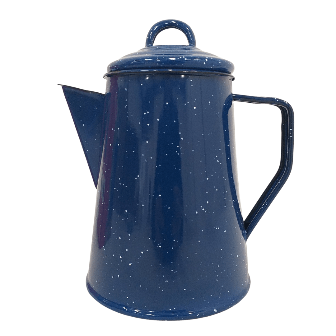 LK’s Coffee Pot – 1.2L – Blue Enamel