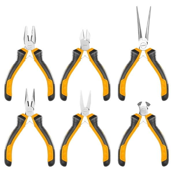Ingco – Mini Plier Set – 6 Piece