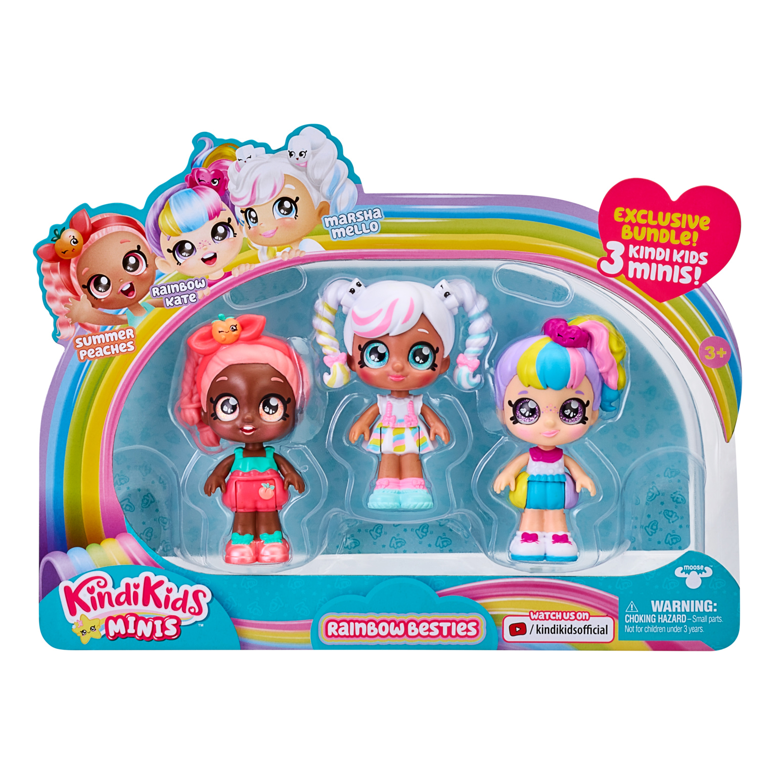 Kindi Kids Mini 3 Pack Dolls – Season 1