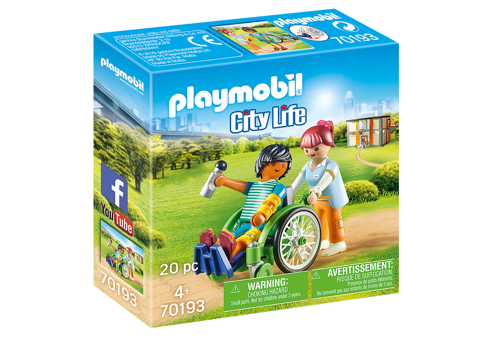 Playmobil Patient in Wheelchair