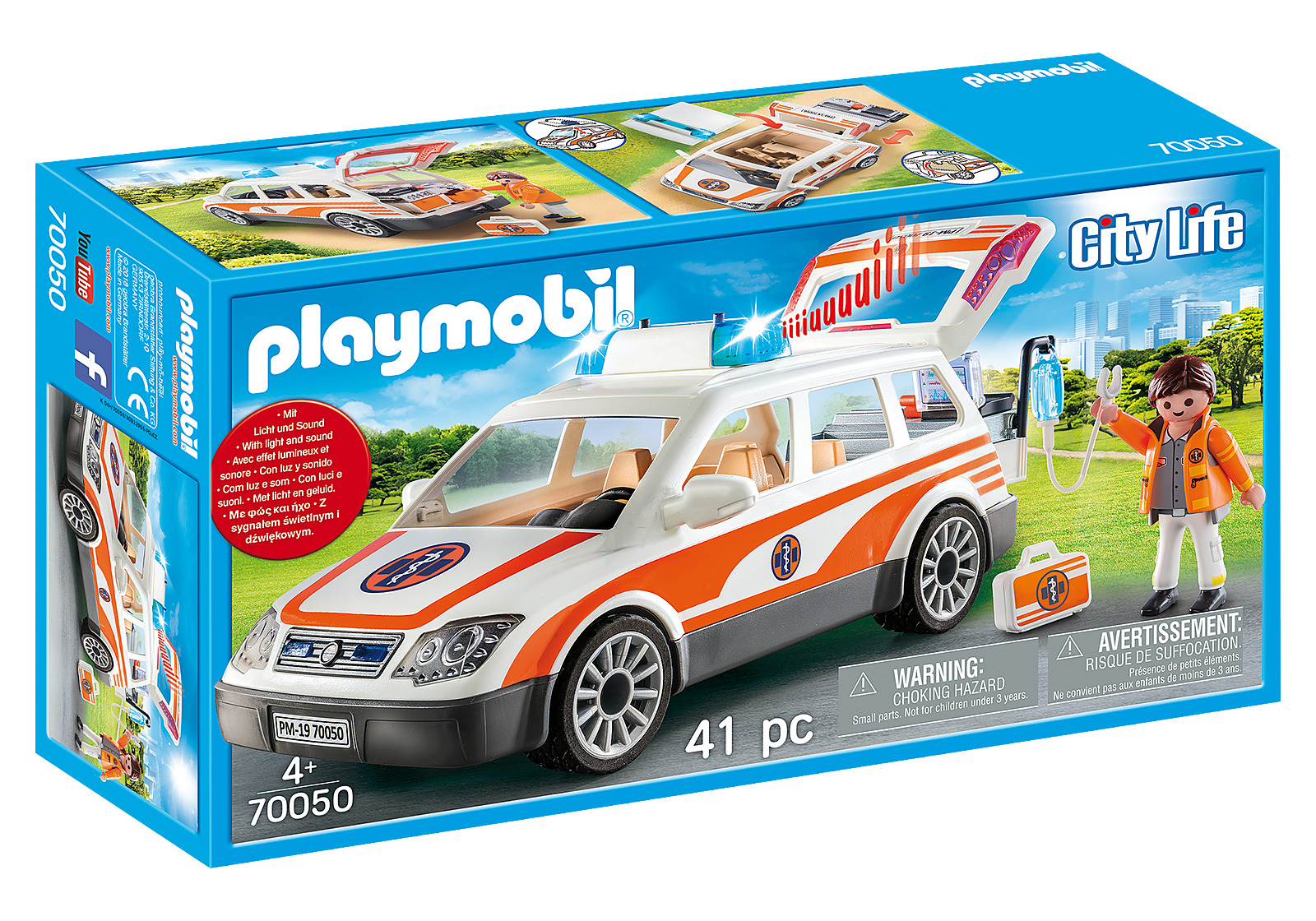 Playmobil Emergency Car with Siren