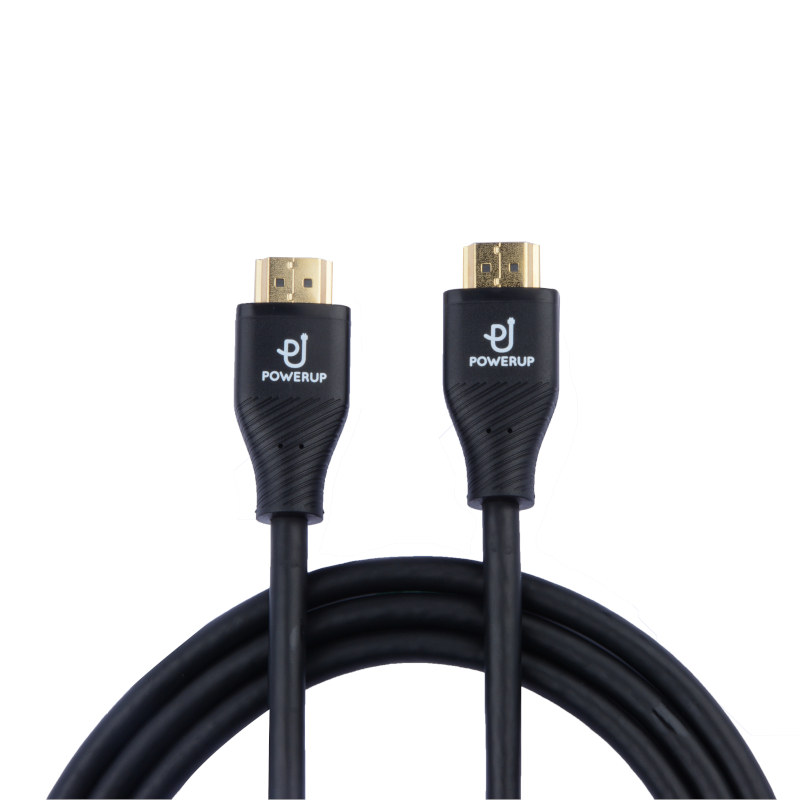 PowerUP HDMI 2.1 Ultra High Speed HDMI Cable – Black