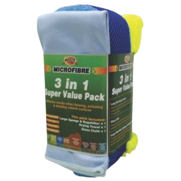 Nasca – Microfibre Cloths 3 in 1 Super Value Pack – 3 Piece